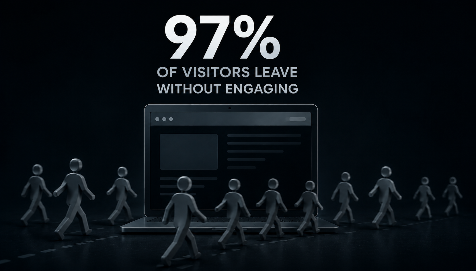 Why 97% of Visitors Never Talk to Sales (And How to Fix It)